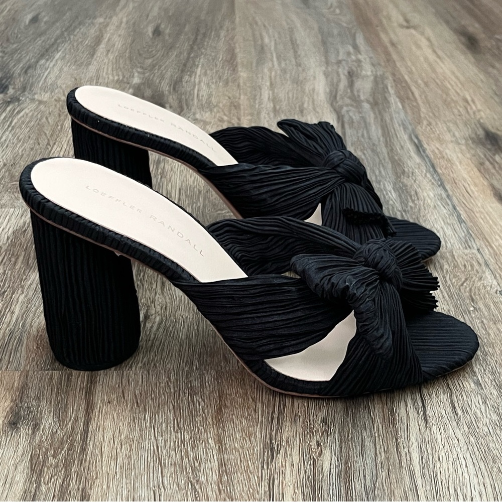 Loeffler Randall Penny Knot Mules Heels
